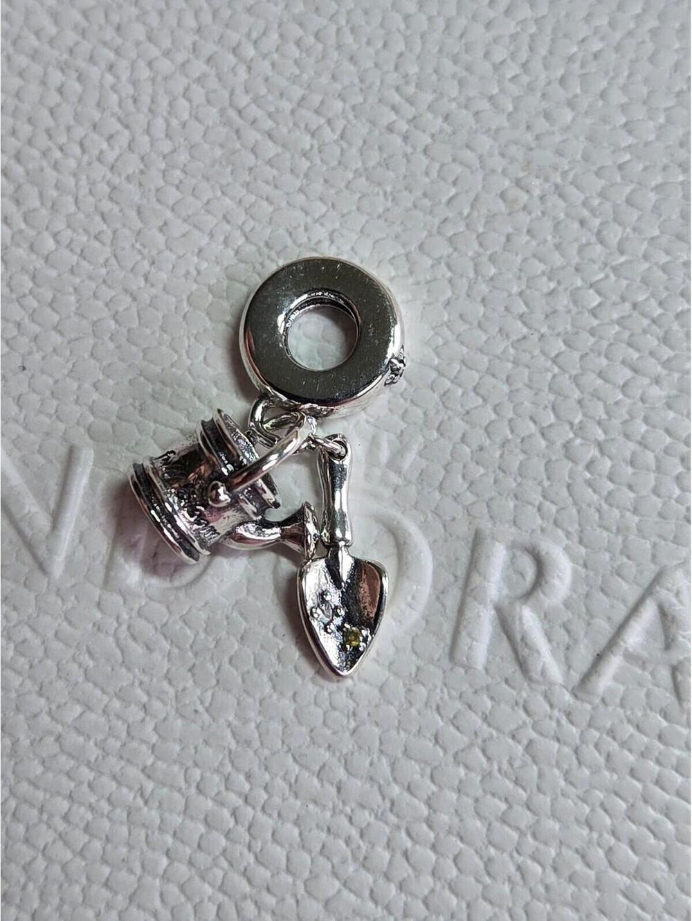 Pandora charm s925 ale garden shovel water can